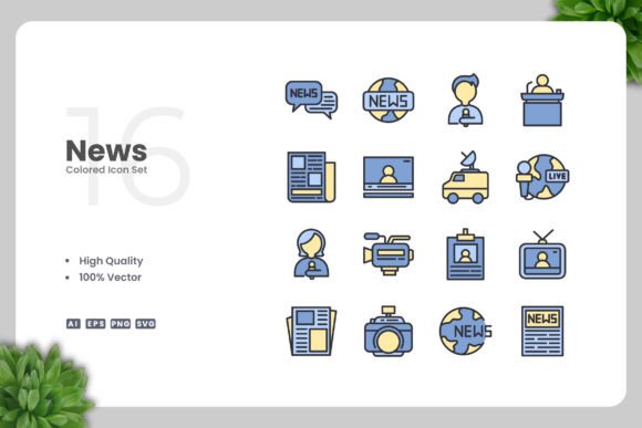 A Brand Designer's Review of News Color Icons: A Graphics Asset for Content Creators