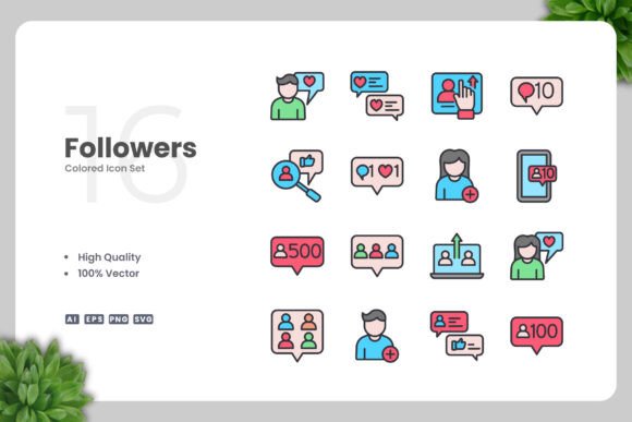 A Clean Icon Set for Publishing Graphics and Editorial Design
