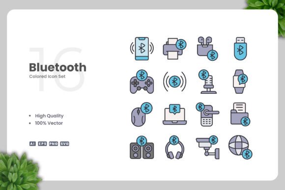 A Crafter's Review of Bluetooth Color Icons Graphics