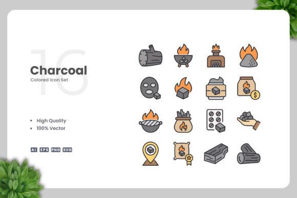 A Designer's Review of Charcoal Color Icons