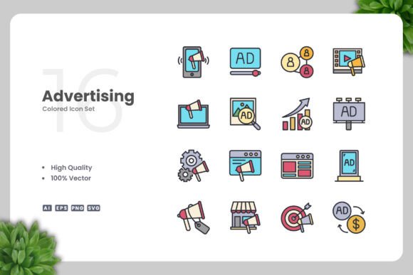 A Designer's Take on Advertising Color Icons for Graphics