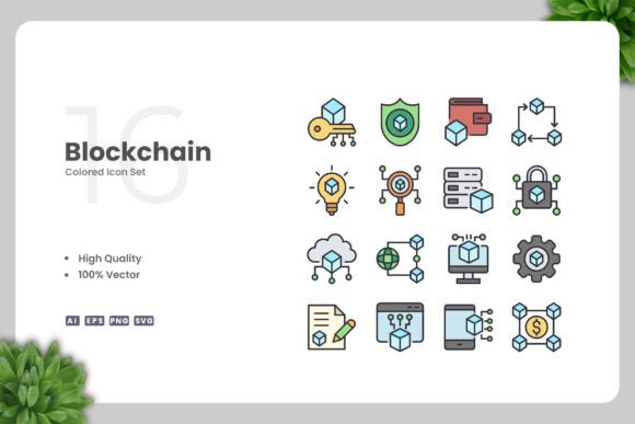 A Graphic Designer’s Review of Blockchain Color Icons