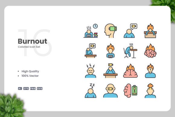A Practical Review of Burnout Color Icons Graphics