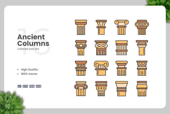 Ancient Columns Color Icons: A Designer's Real-World Embroidery Review