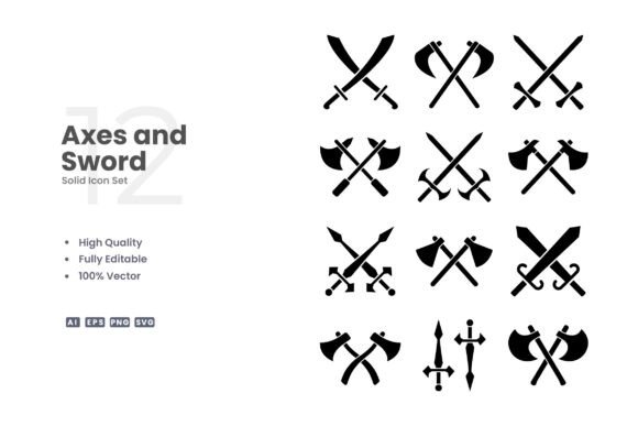 Axes and Sword Icons: Graphics That Cut Through Noise