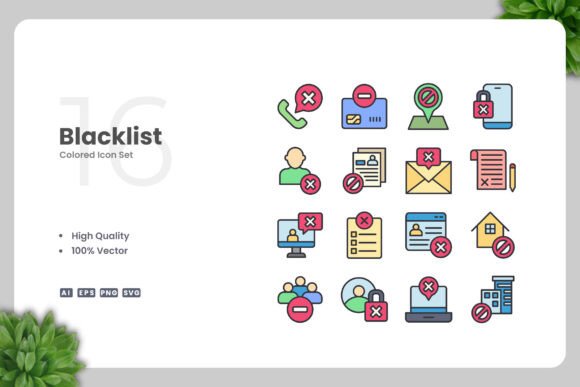 Blacklist Color Icons: A Designer's Review for Local Branding