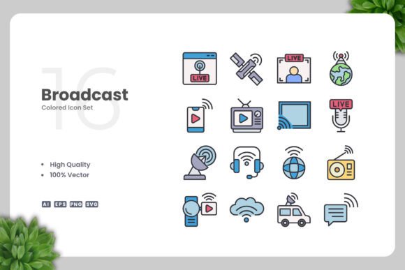 Broadcast Color Icons: A Graphics Toolkit for Editorial Design