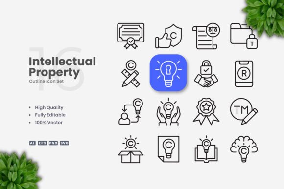 Intellectual Property Icons: Graphics & Icons That Feel Polished