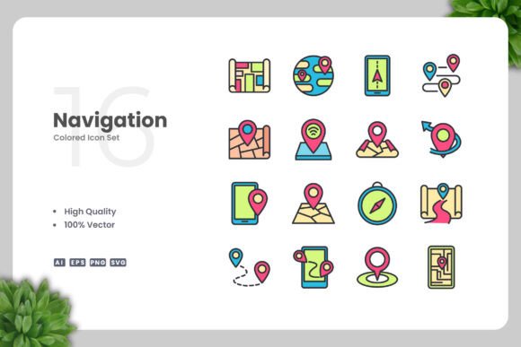 Navigation Color Icons: A Crafter's Review of Essential Graphics