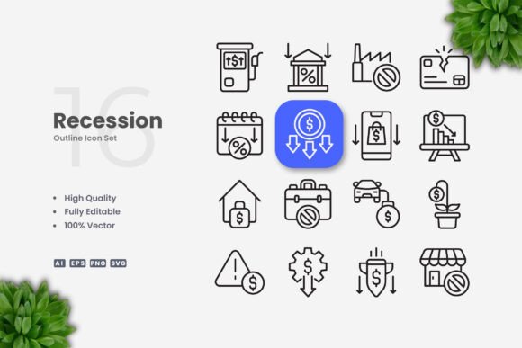 Recession Icons: Graphics Icons That Earn Their Place