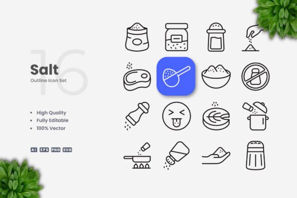 Salt Icons: Clean Icon Graphics for Creative Sellers