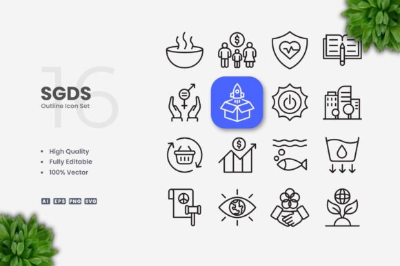 SDGS Icons Review for Embroidery and Craft Projects